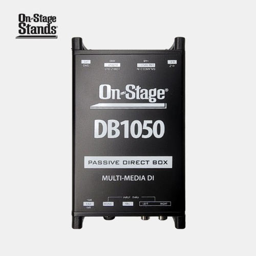 [On-stage] DB1050 패시브 다이렉트박스 DIBox PASSIVE DIRECT BOX 2CH 55 AND RCA INPUT / XLR OUT