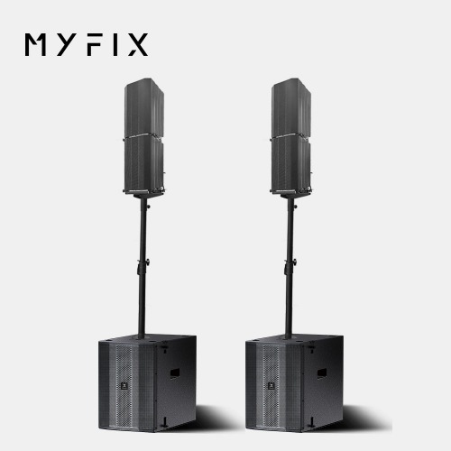 [MYFIX] Mighty5 액티브 소형 라인어레이 스피커 시스템1 Mighty5 x 4ea/Mighty5Sub x 2ea