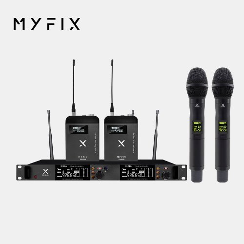 [MYFIX] EW-902R 2채널 무선마이크 시스템
