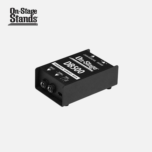 [On-Stage] DB500 패시브 다이렉트 박스 PASSIVE DIRECT BOX 1CH 55 INPUT / XLR OUT