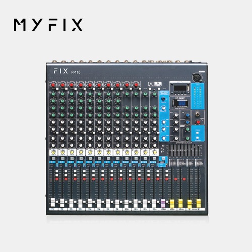 [MYFIX] FM16 아날로그믹서 16채널