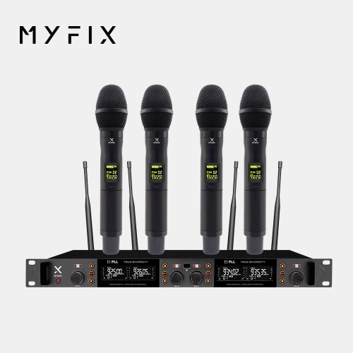 [MYFIX] EW-904R 4채널 무선마이크 시스템