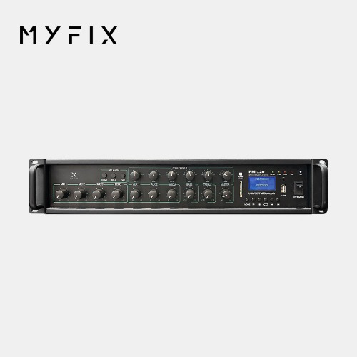 [MYFIX] PM-120, PM-250, PM-350 방송용 6존 통합 앰프 6 Zone Mini Amp Mixer