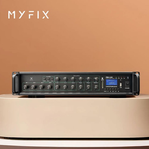 [MYFIX] PM-120, PM-250, PM-350 방송용 6존 통합 앰프 6 Zone Mini Amp Mixer